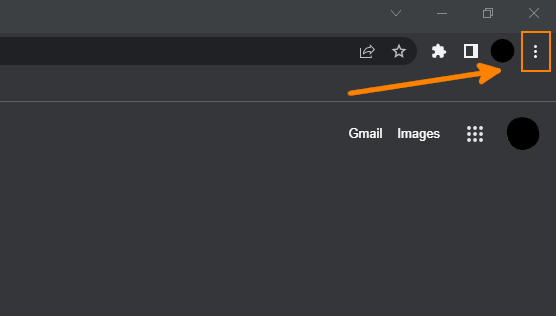 The Tools menu button in Google Chrome