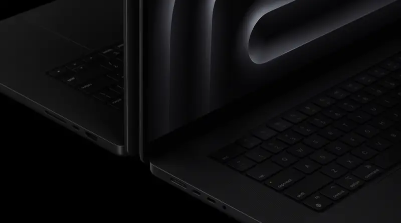 MacBooks Pros in space black