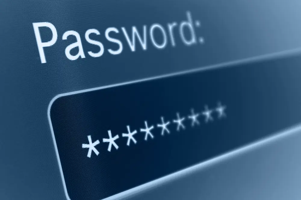 A password field to unlock the web browser